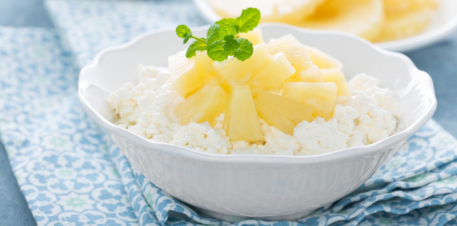 Pineapple and Cottage Cheese Salad Bowl Fyffes